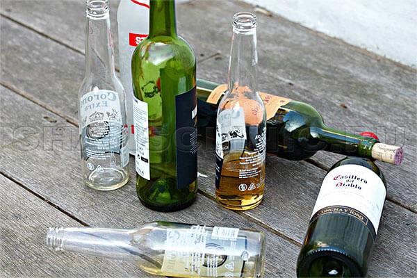 Бутылки от алкогольных напитков